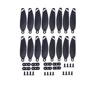 sea jump 16 hélices para cuadricóptero plegable HS175D HT50 X500pro X650 Z6pro W3 F11MINI F7MINI V11MINI Fotografía aérea, piezas de repuesto para cuchillas de dron RC
