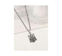 Sea King Trident Pendant Necklace Hip Hop Fashion Domineering Personality Summer High Sense All-Match Jewelry