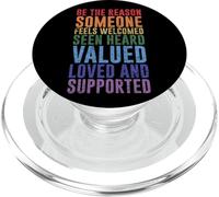 Sea la razón por la que alguien se siente valorado amado apoyado PopSockets PopGrip para MagSafe