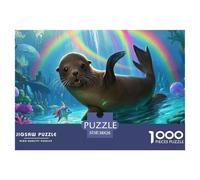 Sea León 1000 Piece Jigsaw Puzzle For Adults Challenging Game Stress Relief Puzzle Exercise The Memory of The Brain for The Whole Family, Gifts for Women, Gifts for Men 38x26cm/1000pcs