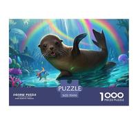 Sea León 1000 Piece Jigsaw Puzzle For Adults Family Challenge Toys Stress Relief Puzzle Cultivate The Spirit of Teamwork for Men, Women, Elders, Seniors 70x50cm/1000pcs