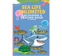 Sea Life: Unlimited 2nd edition; simple colouring & tracing book for kids and teens, big and simple designs for relaxation (Bold and easy colouring)