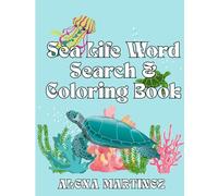 Sea Life Word Search and Coloring Book