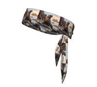 Sea Lion on The Rocks - Diadema deportiva que absorbe el sudor, antideslizante y ajustable, para correr, baloncesto, yoga, deportes