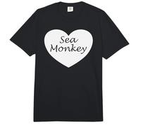Sea Monkey Heart Apparel - Diseño único para Amantes de los Monos Comfort Colors Adult Heavyweight T-Shirt