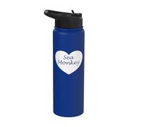 Sea Monkey Heart Apparel - Diseño único para amantes de los monos Stainless Steel Insulated Water Bottle
