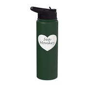 Sea Monkey Heart Apparel - Diseño único para amantes de los monos Stainless Steel Insulated Water Bottle