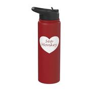 Sea Monkey Heart Apparel - Diseño único para amantes de los monos Stainless Steel Insulated Water Bottle