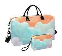Sea Of Colored Clouds - Bolsa de viaje para fin de semana, bolsa de viaje con bolsa de aseo para viajes de negocios, gran capacidad, mar de nubes de colores, 1 size
