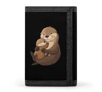 Sea Otter Mom - Cartera triple con ranuras para tarjetas, cartera para hombres y mujeres