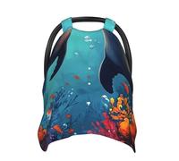 Sea Otters - Funda de asiento de coche para bebé para bebés y niñas