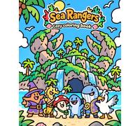 Sea Rangers: Cozy & Cute Simple Ocean Coloring Book for Adults and Teens Featuring Adorable Sea Animals, Marine Life and Underwater Scenes for Relaxation