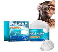 Sea Salt Champú de sal marina para el cabello, exfoliante para el cuero cabelludo, champú natural para cabello graso, limpieza profunda, hidratación y control de aceite