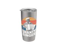 Sea Shanty Sea Shanties The Wellerman Sea Shanty Vaso térmico de acero inoxidable de doble pared