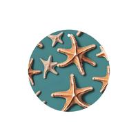 Sea Shell - Juego de ambientador colgante de estrella de mar, tarjetas redondas de fragancia de lavanda para interiores de automóviles, paquete de 10/24 tarjetas