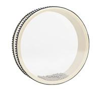 Sea Sound Drum - Percusión de madera dura de doble cara, instrumento de lluvia ondulada, herramienta de sonido de meditación, tambor rítmico relajante con estructura de meditación | Mar de doble cara