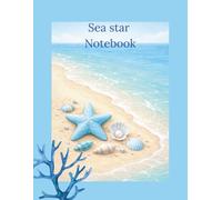 Sea Star Notebook: Ocean Theme Lined Notebook, 8.5 x 11 Inches, 120 Pages for Notes, School, and Journaling