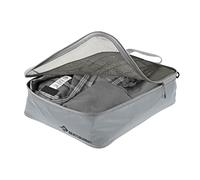 Sea to Summit - Bolsa de malla para almacenamiento de ropa - Impermeable y ultraligero - Tejido de nailon ultra plateado - Cremalleras y asas resistentes - Viajes, gris oscuro., medium, Medium /