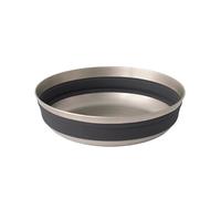 Sea to Summit Detour - Cuenco plegable de acero inoxidable, grande (32 onzas), color negro Beluga