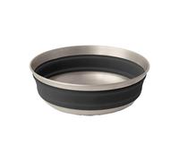 Sea To Summit - Cocina - Detour Stainless Steel Collapsible Bowl M Black de Silicona - Negro Negro