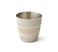 Sea To Summit Detour Taza de Acero Inoxidable Plegable de 473 ml para Acampar, Gris Lunar