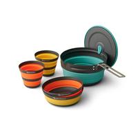 Sea to Summit Frontier - Juego de cocina plegable ultraligero para 2 personas (1 olla, 2 cuencos, 2 tazones)