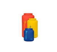 Sea to Summit Juego de 3 Bolsas secas Ligeras, Surf The Web, azufre, Naranja Picante, 3, 5, 8, 3L, 5L y 8L