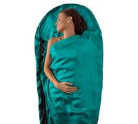 SEA TO SUMMIT Silk Stretch Liner-Mummy with Hood & Box Foot Manta, Adultos Unisex, Turquesa (Turquesa), Talla Única