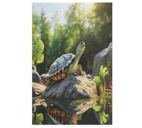 Sea Tortugas Puzzle Adulto 1000 piezas Artesanía Regalo Familia Puzzles Juguete de Madera Regalo Único Decoración Interior 78×53cm