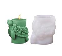 Sea Turtle Candle Molds, 3D Silicone Turtles Resin Molds, 2.95x3.9x2.76 inches Turtle Aromatherapy, Soap Making Mould for Crafts, Gypsum Mold Candles