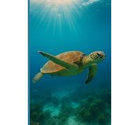 Sea Turtle Dreams: A Beautiful Ocean-Themed Notebook 110 Pages | 6" x 9" Lined Journal for Writing, Notes, Ideas, Travel Memories, and Daily Inspiration