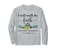 Sea Turtle I Will Walk by Faith Not Sight When I Cannot See Manga Larga