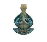 Sea Turtle Meditation Home Decor, Yoga Sea Turtle Figurine Decor, Meditating Figurine Sea Turtle Figurine, Resin Sea Turtle Craft Ornament (A)
