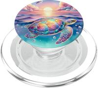 Sea Turtle Phone Grip Beach Cell Phone Pop Out Button Holder PopSockets PopGrip para MagSafe
