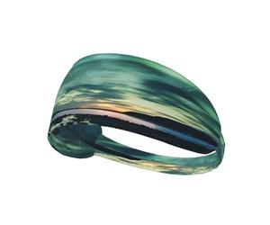 Sea Under The Aurora Borealis - Diadema deportiva elástica estampada adecuada para correr, fitness, tenis, yoga