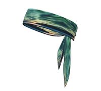 Sea Under The Aurora Borealis - Diadema deportiva estampada para tenis, para baloncesto, correr, atletismo y campo