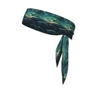 Sea Under The Aurora Borealis - Diadema deportiva que absorbe el sudor, unisex, adecuada para viajes al aire libre y varios deportes.