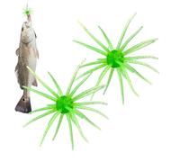 Sea Urchin Bait | 2 Pieces Slow Sinking | Tentacle Creature Lure | Soft Realistic Swimbait for Anglers Fishermen Men Husbands Sea Lake River Saltwater Stream Reservoir Pond