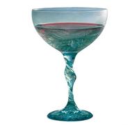 Sea Wave Wine Glasses - Cocktail Drinkware Set for Home, Holiday, Dining Room, Family Gatherings, Banquets, Parties, Ideal for Women and Entertaining Occasions