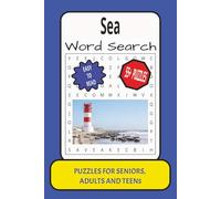 Sea Word Search: Word Search with Easy to Read Print about Sea, Puzzle Book, Brain Games, Ocean, Fish, Coast : 6x9 inches: 55+Puzzles...Gift for ... and Relaxation (World & Beyond Word Search)