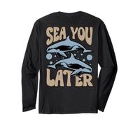 Sea You Later Orca Killer Whale Ocean Manga Larga