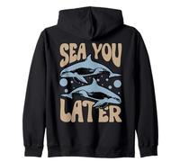Sea You Later Orca Killer Whale Ocean Sudadera con Capucha