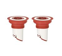 SEABABOO Núcleo De Drenaje De Piso De Desodorante Filtro Desague Ducha Plástico Abs Núcleo De Drenaje De Piso con Anillo De Goma Prevenir El Olor para Drenaje Diámetro 25-42MM (Blanco, 25-44MM)