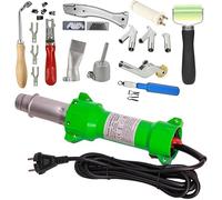 Seababyhouse 1600W Soldador de Plastico Aire Caliente, con Boquillas de Soldadura Rápida, Cuchilla de Saqueo, con Luz LED