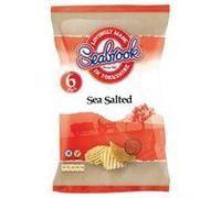 Seabrook Crinkle Cut Sea Salt Crisps 25g x 6 per pack