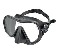 SEAC Ajna Máscara de Buceo sin Marco con Amplia visión, Falda 100% Silicona, Unisex, Negro, Estándar