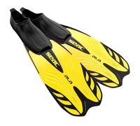 SEAC ala, Aletas de Snorkeling con Zapatillas Cerradas para Adultos y niños, Desde l Talla 28 hasta 47, Amarillo, 42/43