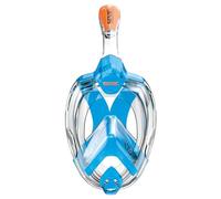 SEAC Amica, Máscara de Snorkel Facial Completa 180° para Adultos y Niños - Antivaho, Válvula Seca, Respiración Natural, Polímero Hipoalergénico Libre de Ftalatos