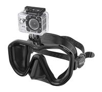 SEAC Appeal Pro, Made in Italy Single Lens Diving Mask with Universal Attachment for Action Cameras