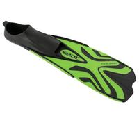 SEAC Azzurra Aletas de Esnórquel para Adultos y Niños, Zapato Cerrado en Goma, Verde, 46/47